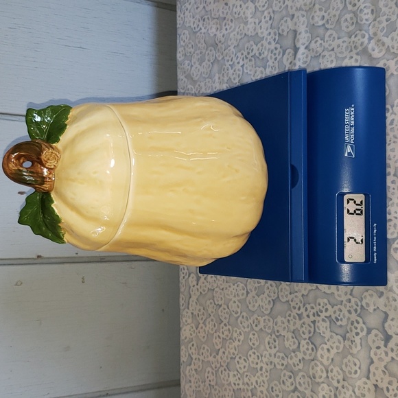 Pumpkin Lidded Jar Hearth and Home Designs - Picture 9 of 12